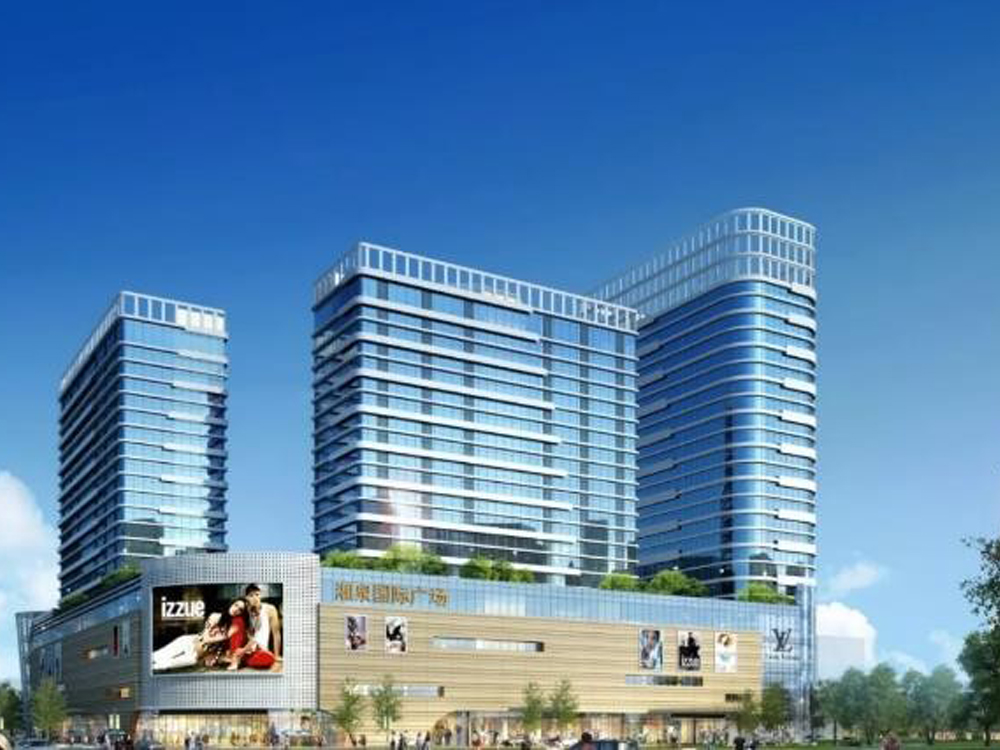吉首湘泉陽(yáng)光酒店廣場(chǎng)不銹鋼煙囪制安工程